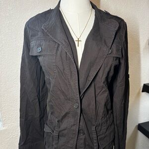 Jones New York Black Utility Jacket